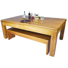 The Precision pool table with bench and tops