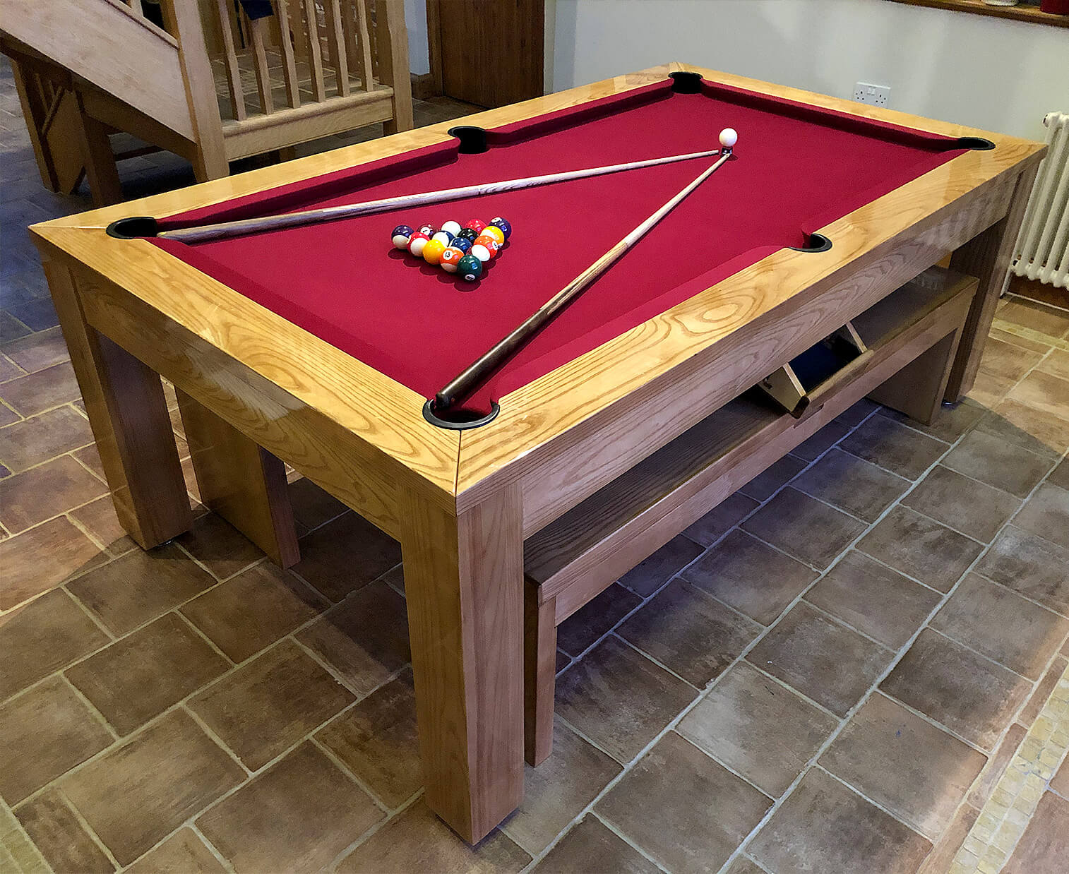 pool table for dining room