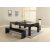 The Phoenix pool and dining table in black