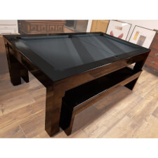 The Phoenix pool table with optional glass tops