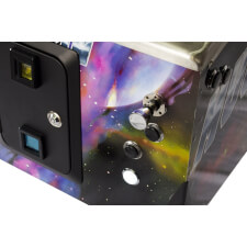 The plunger and coin door on the Multipin