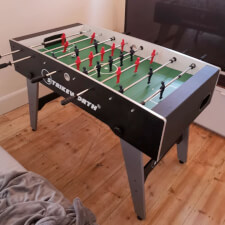 Strikeworth Free Kick Football Table - Black
