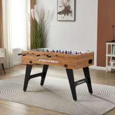 Strikeworth Free Kick Folding Football Table in Wood.