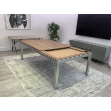 The Cube pool dining table with Camel cloth.