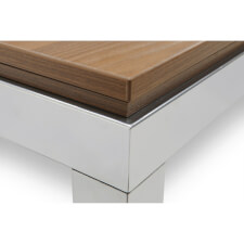 The corner of the Cube pool table