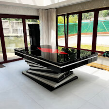 The Harmani pool table.