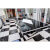 The Harmani with dining top in black & white.