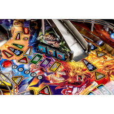 Playfield detail of the Stern Iron Maiden Pro Pinball