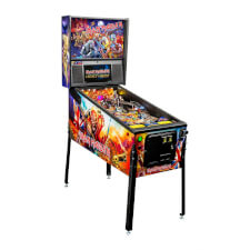 The Stern Iron Maiden pinball side view