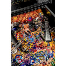 Playfield detail of the Stern Iron Maiden Pro Pinball