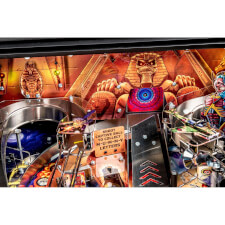 Playfield detail of the Stern Iron Maiden Pro Pinball