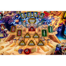 Playfield detail of the Stern Iron Maiden Pro Pinball