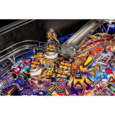 Playfield detail of the Stern Iron Maiden Pro Pinball wireform