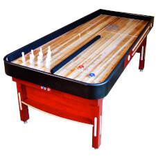 The Bank Shot shuffleboard.