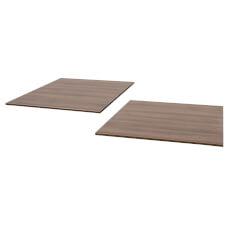 The Walnut table top in two pieces