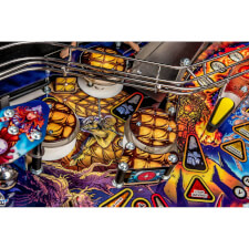 Playfield detail of the Stern Iron Maiden Premium Pinball