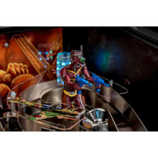 Playfield detail of the Stern Iron Maiden Premium Pinball