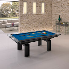 The Kyoto pool table with Altuglas cabinet.