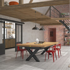 The Meteor with optional table tops fitted