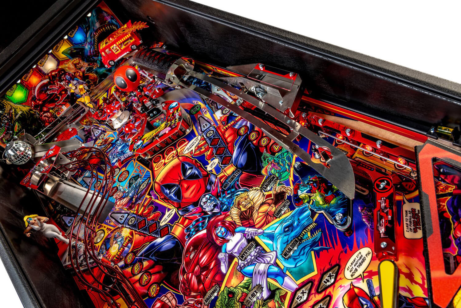 Stern Deadpool Premium Pinball Machine Liberty Games