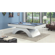 The Roma pool table viewed from the corner