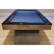 The Roma pool table in special 2-tone finish.