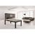 The Horizon with Chene Fendu rail and Noir Brilliant cabinet/legs