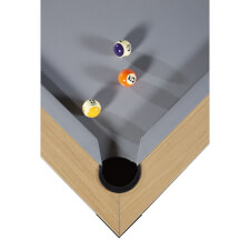 The pocket on the Horizon pool table