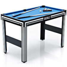 The Goal multi games table ready to play pool