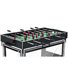 The table football on the Goal table