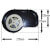 Dimensions of the Type 3 air hockey fan unit