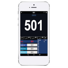 The Scorebuddy app used with the Smartboard on a phone