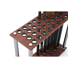 The Club cue stand top panel