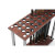 The Club cue stand top panel