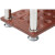 The non-slip feet on the Club cue stand