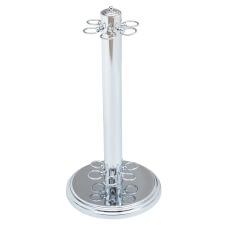 The Chrome Tower Cue Stand.