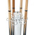 The top of the Chrome Tower Cue Stand