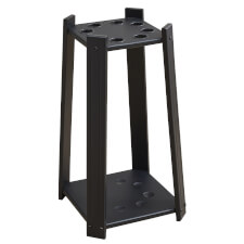 The Strikeworth Compact Pool cue rack in black.