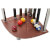 The ball storage area of the Corner Cue Stand