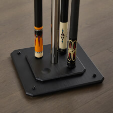 The Slim cue stand in black.