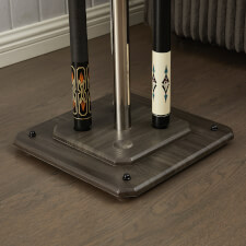 The Slim cue stand in driftwood.