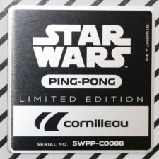 The numbered plaque as found on every Cornilleau Star Wars table