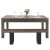 The Pureline diner in Driftwood with optional bench.