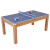 The Pureline diner in Wood with included table tennis top fitted.