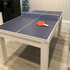 The Pureline diner in white with tennis top.