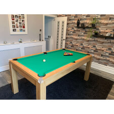 The Pureline 6ft diner in oak.