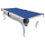 The Aspen pool table with a blue cloth