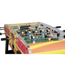 The players on the Nuclear Foosball