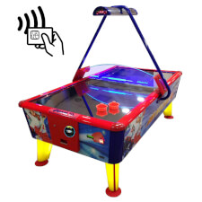 The Wik Gold air hockey with contactless payment