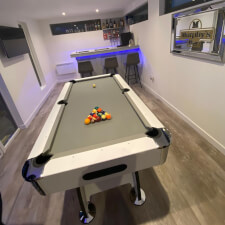 The Lynx installed in a customer's home bar.